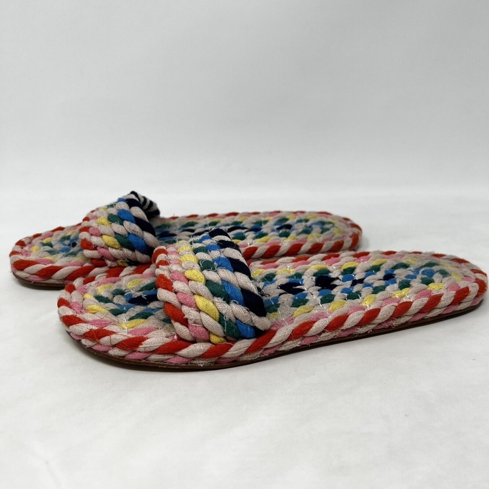 Loeffler Randall Elle Rope Slide Sandal Women's 9.5 B Flat Shoes - Picture 2 of 6